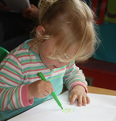 Girl Drawing - Wonersh Pre-School